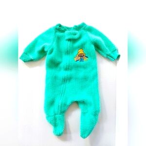 Vintage 80s Paddington Infant Sleeper Sea Foam Green‎ size 0-6 months